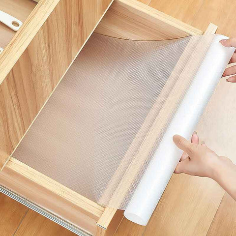 Non-Slip Drawer Liner, Non-Adhesive Eva Drawer Mat, Waterproof Transparent Fridge Mat Can Be Cut to Size for Kitchen Cupboard Shelf Drawer Protection In Australia - Darrahopens