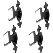 4 Pcs Zinc Alloy Wardrobe Drawer Pulls Handles Bright Chrome Furniture Hardware, 336 Matte Black White In Australia - Darrahopens