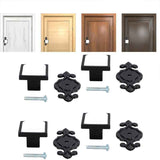 4 Pcs Zinc Alloy Wardrobe Drawer Pulls Handles Bright Chrome Furniture Hardware, 336 Matte Black White In Australia - Darrahopens