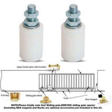 Sliding Gate Rail Guide Wheel, Nylon Wheel, Industrial Nylon Pulley, Various Specifications