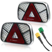 12V 24V Waterproof Trailer Rear Light Kit with Turn Signal Brake Reverse Fog Reflector In Australia - Darrahopens