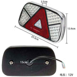 12V 24V Waterproof Trailer Rear Light Kit with Turn Signal Brake Reverse Fog Reflector In Australia - Darrahopens