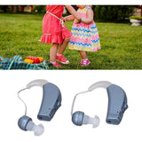 2 Pcs Rechargeable Hearing Aid Sound Amplifier with Noise Reduction Function for Adults and Seniors, Blue, Dubuns In Australia - Darrahopens