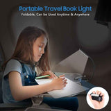 Rechargeable Reading Light, 9 LED Clip-on Reading Lamp, Stepless Dimming and 3 Eye Protection Modes, Cold and Warm White, 360 Degree Flexible Neck In Australia - Darrahopens