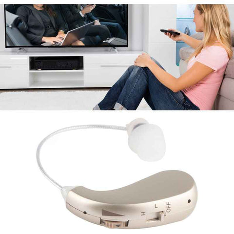 Bx 06 Rechargeable Hearing Aid, Amplifies Sound Volume, Ergonomic Fit, Silver In Australia - Darrahopens
