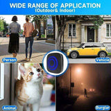 Doorbell with Motion Sensor, Wireless Outdoor Doorbell Kit with Infrared Motion Sensor and Plug-in Receivers and PIR Motion Detector In Australia - Darrahopens