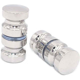 2 Pack 304 Stainless Steel Round Shower Door Knobs Polished Chrome