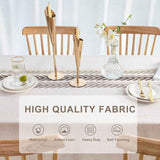 Waterproof Tablecloth Rectangular Table Cloth Cotton Linen Tassel Tablecloth Elegant Tablecloth Rectangle for Kitchen Table Decoration, 140 x 180 cm In Australia - Darrahopens