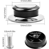 4 Pcs Pan Lid Handle Glass Lid Handle Stainless Steel Pan Lid Caps Handles Universal Pan Lid Handles
