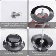 4 Pcs Pan Lid Handle Glass Lid Handle Stainless Steel Pan Lid Caps Handles Universal Pan Lid Handles In Australia - Darrahopens