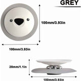 3 Pack Kitchen Sink Anti-Odor Floor Drain Shower Drain Stopper Silicone Bathtub Sink Plug for Tub Vanity Drain Laundry Kitchen Bathroom