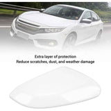 Rearview Mirror Cover with Reinforced Anti-Collision and Weather Resistant Protection Compatible with Honda Civic 2016-2021 White Right 76201 TBA A11