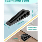 Rubber Door Wedge for Floor, Non-Slip Durable Door Stop, Safety Door Wedges for All Surfaces In Australia - Darrahopens