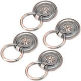 4 Pcs Antique Zinc Alloy Cabinet Door Handles Antique Bronze Hardware