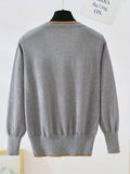 KS0022-DARK 100% Cotton Kids V-Neck Long sleeve Button Cardigan, Boys and Girls School Uniform Knitwear, Dark Grey, Size 130 In Australia - Darrahopens