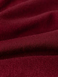 KS0036-WINE Soft Knit Blend Kids V-Neck Long sleeve Button Cardigan, Boys and Girls Knitwear, Wine Red, Size 170