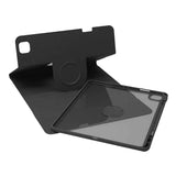 SENYOSON Black iPad Case for 10.2/10.5 Inch iPad 7th/8th/9th Generation & iPad Air 3, Detachable Magnetic Rotating Stand Cover with Honeycomb Back Panel Cooling, Snug Fit Protective Case
