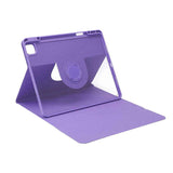 SENYOSON Purple iPad Case for 10.2/10.5 Inch iPad 7th/8th/9th Generation & iPad Air 3, Detachable Magnetic Rotating Stand Cover with Honeycomb Back Panel Cooling, Snug Fit Protective Case
