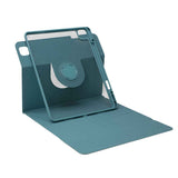 SENYOSON Dark Green iPad Pro 11 Inch Case for iPad Pro 11" M4 5th Generation 2024, Detachable Magnetic Rotating Stand Cover with Honeycomb Back Panel Cooling, Snug Fit Protective Case