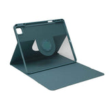 SENYOSON Dark Green iPad Pro 13 Inch Case for iPad Pro 13" M4 1st Generation 2024, Detachable Magnetic Rotating Stand Cover with Honeycomb Back Panel Cooling, Snug Fit Protective Case