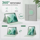 SENYOSON Pink iPad Pro 13 Inch Case for iPad Pro 13" M4 1st Generation 2024, Detachable Magnetic Rotating Stand Cover with Honeycomb Back Panel Cooling, Snug Fit Protective Case