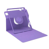 SENYOSON Purple iPad Case for 9.7 Inch iPad 5th/6th Generation & iPad Air 2, Detachable Magnetic Rotating Stand Cover with Honeycomb Back Panel Cooling, Snug Fit Protective Case