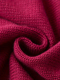 SW020 100% Cotton Kids V-Neck Long sleeve Button Cardigan, Boys and Girls School Uniform Knitwear, Scarlet, Size 110