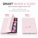 SENYOSON Green Trifold Stand Case  Slim Lightweight Soft TPU Case for iPad 11th Generation (A16) 11 Inch 2025, Compatible with iPad 10th Generation 10.9 Inch 2022, with Pencil Holder, Trifold Stand, Auto Wake/Sleep