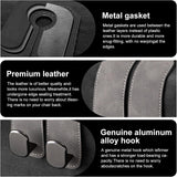 Car Purse Hook Purse Hook for Car Seats Headrest Car Seat Hooks,Heavy Duty Vehicle Organizer for Handbags, Groceries, Purses, Keep Car Tidy (Gray, 2 Pack)