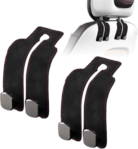 Car Purse Hook Purse Hook for Car Seats Headrest Car Seat Hooks,Heavy Duty Vehicle Organizer for Handbags, Groceries, Purses, Keep Car Tidy (Black, 2 Pack)