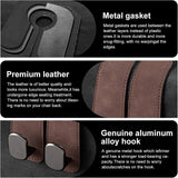 Car Purse Hook Purse Hook for Car Seats Headrest Car Seat Hooks,Heavy Duty Vehicle Organizer for Handbags, Groceries, Purses, Keep Car Tidy (Brown, 2 Pack)
