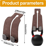 Car Purse Hook Purse Hook for Car Seats Headrest Car Seat Hooks,Heavy Duty Vehicle Organizer for Handbags, Groceries, Purses, Keep Car Tidy (Brown, 4 Pack)