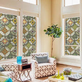 Stained Glass Effect Decorative Window Film, Static‑Free Self‑Adhesive Frosted Privacy Window Protective Film, 60cm x 200cm In Australia - Darrahopens