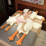 Giant White Goose Plush Pillow, Large Soft Duck Stuffed Animal Toy, Available in 50cm