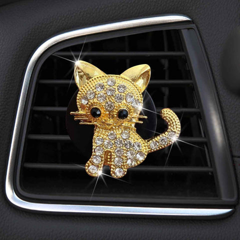 Bling Rhinestone Car Air Vent Clip,Car Air Freshener Vent Clips,Car Air Conditioning Outlet Clip Decorative,Bling Car Accessories Car Interior Decoration Charm,Cute Car Decor
