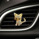 Bling Rhinestone Car Air Vent Clip,Car Air Freshener Vent Clips,Car Air Conditioning Outlet Clip Decorative,Bling Car Accessories Car Interior Decoration Charm,Cute Car Decor