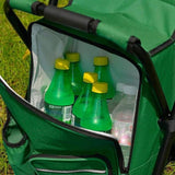 Insulated Cooler Backpack Chair, Folding Stool for Picnic & BBQ Outdoor Camping,  Green In Australia - Darrahopens