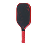 Red‑Black T700 Carbon Fiber Pickleball Paddle Set, 16mm Textured Matte Surface, Complete Kit with Oxford Carry Bag & Pickleball Balls