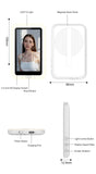 Blue New Phone Selfie Screen Mirroring Display with Built-in Fill Light, Touch Screen Selfie Monitor for Mobile Phone
