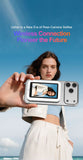 New Phone Selfie Screen Mirroring Display with Built-in Fill Light, Touch Screen Selfie Monitor for Mobile Phone