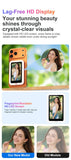 New Phone Selfie Screen Mirroring Display with Built-in Fill Light, Touch Screen Selfie Monitor for Mobile Phone