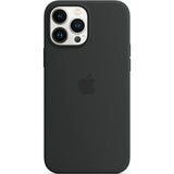 Midnight Silicone Case for iPhone 13 Pro Max, Compatible with MagSafe, Shockproof Soft Liquid Silicone Protective Cover with Microfiber Lining
