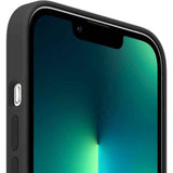 Midnight Silicone Case for iPhone 13 Pro Max, Compatible with MagSafe, Shockproof Soft Liquid Silicone Protective Cover with Microfiber Lining