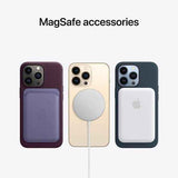 Midnight Silicone Case for iPhone 13 Pro Max, Compatible with MagSafe, Shockproof Soft Liquid Silicone Protective Cover with Microfiber Lining