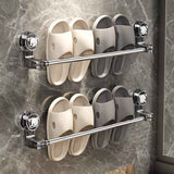 Adjustable 30-60cm Telescopic Suction Towel Rail, No Drill Rotatable Wall Mount Towel Bar, Stainless Steel Bathroom Kitchen Corner Towel Rack