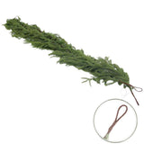 270cm Extra Long Lifelike Real Touch Norfolk Pine Swag Garland, Dense Full Soft Rubber Cypress Pine Vine, Large Neutral Green Christmas Mantel Greenery for Australian Farmhouse Holiday Styling In Australia - Darrahopens