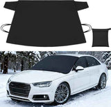 600D Oxford Car Windshield Cover, All Season Windshield Sun Shade & Snow Frost Protector, Waterproof Dustproof Heat Insulation Front Screen Cover with Storage Bag for Sedan SUV In Australia - Darrahopens