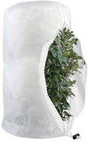 Reusable Plant Frost Protection Bag with Drawstring, Winter Garden Plant Cover, White, L‑Size 120x180cm