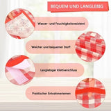 Waterproof Picnic Mat with Carry Handle, 100x150cm, Pink Gingham for Camping Beach Park Outdoor Activities