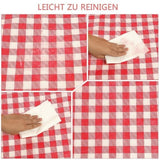 Waterproof Picnic Mat with Carry Handle, 100x150cm, Pink Gingham for Camping Beach Park Outdoor Activities